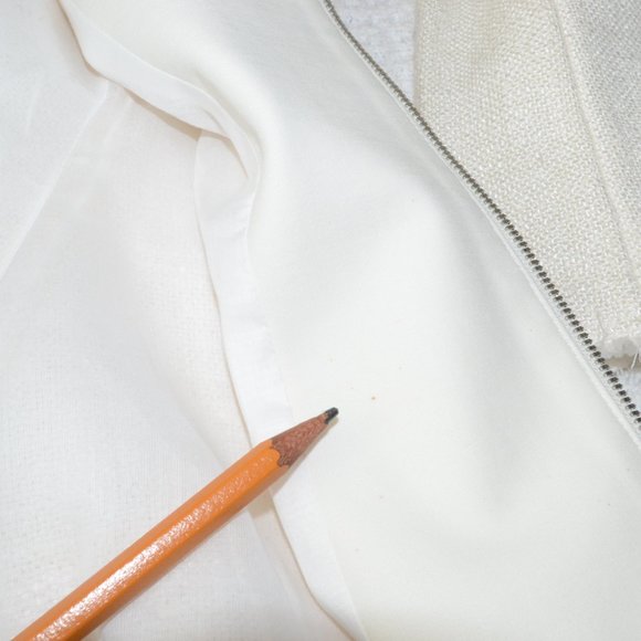 THEORY Tweed Movement Jacket Cream Size 00 - Picture 5 of 16